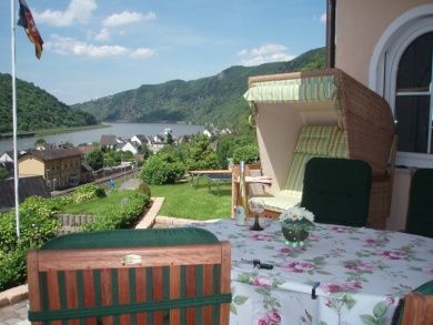 Ferienhaus Burgenblick am Oberen Mittelrheintal - Panoramablick