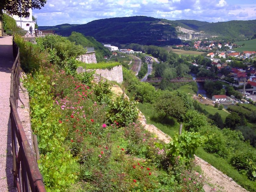 Blick von einer Burg