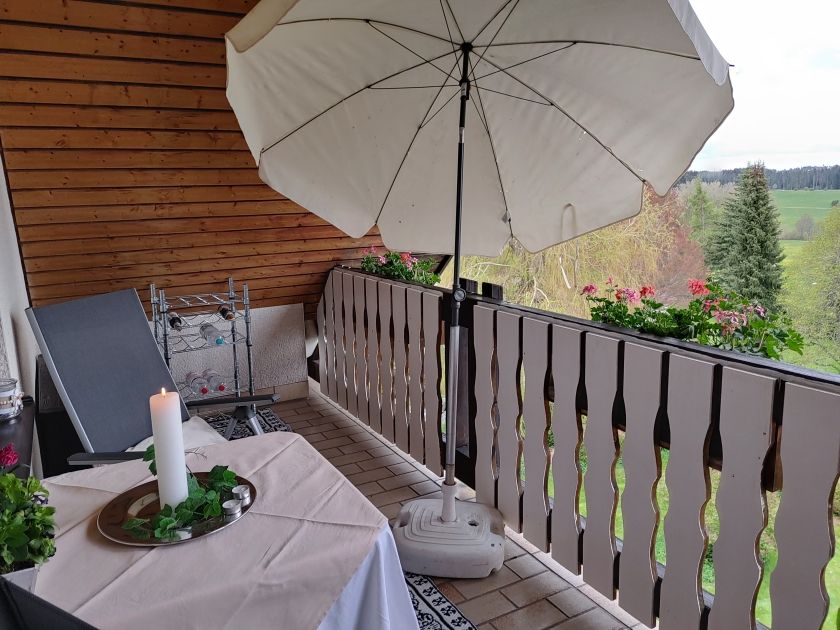 unser Balkon