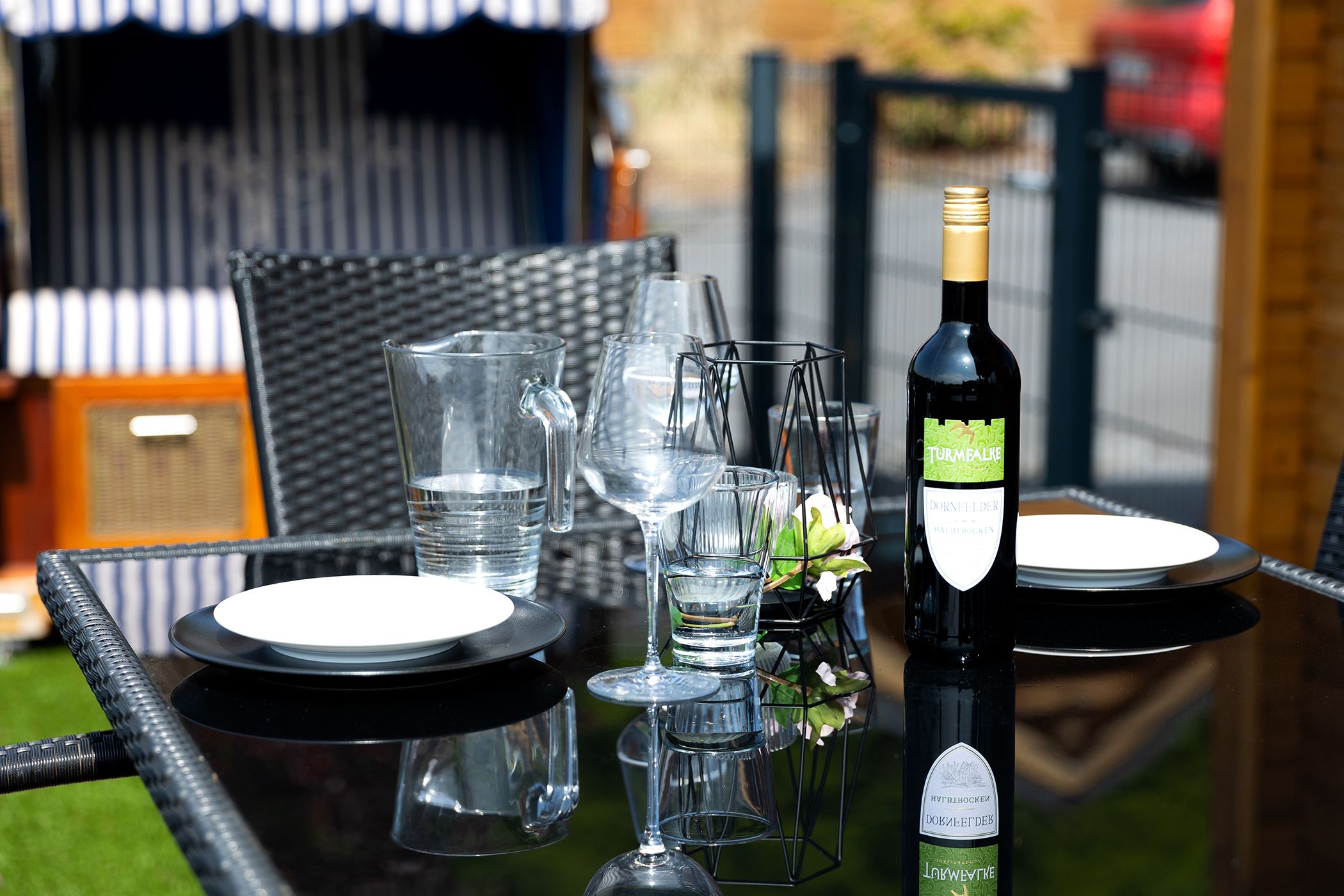 Ferienhaus Annika Terrasse