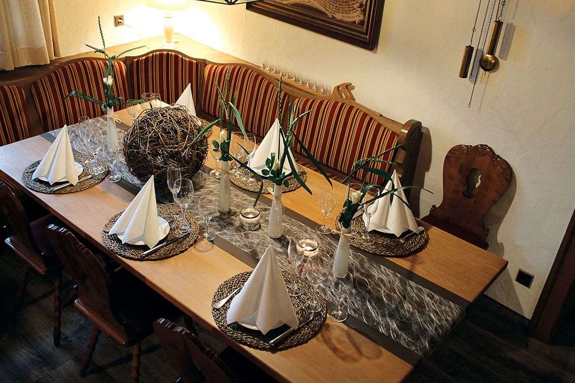 Tischdekoration Restaurant
