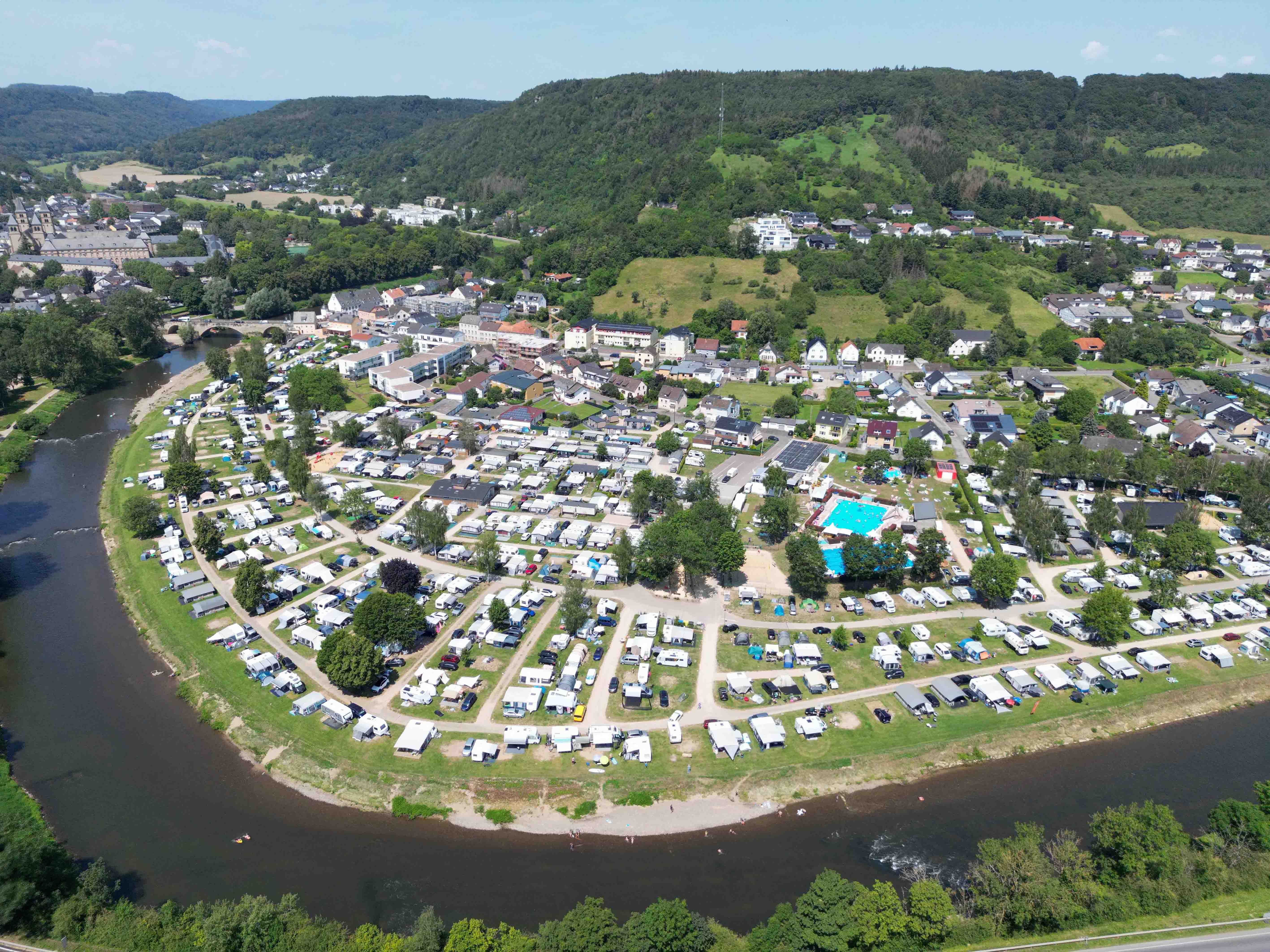 Unser Campingpark von oben