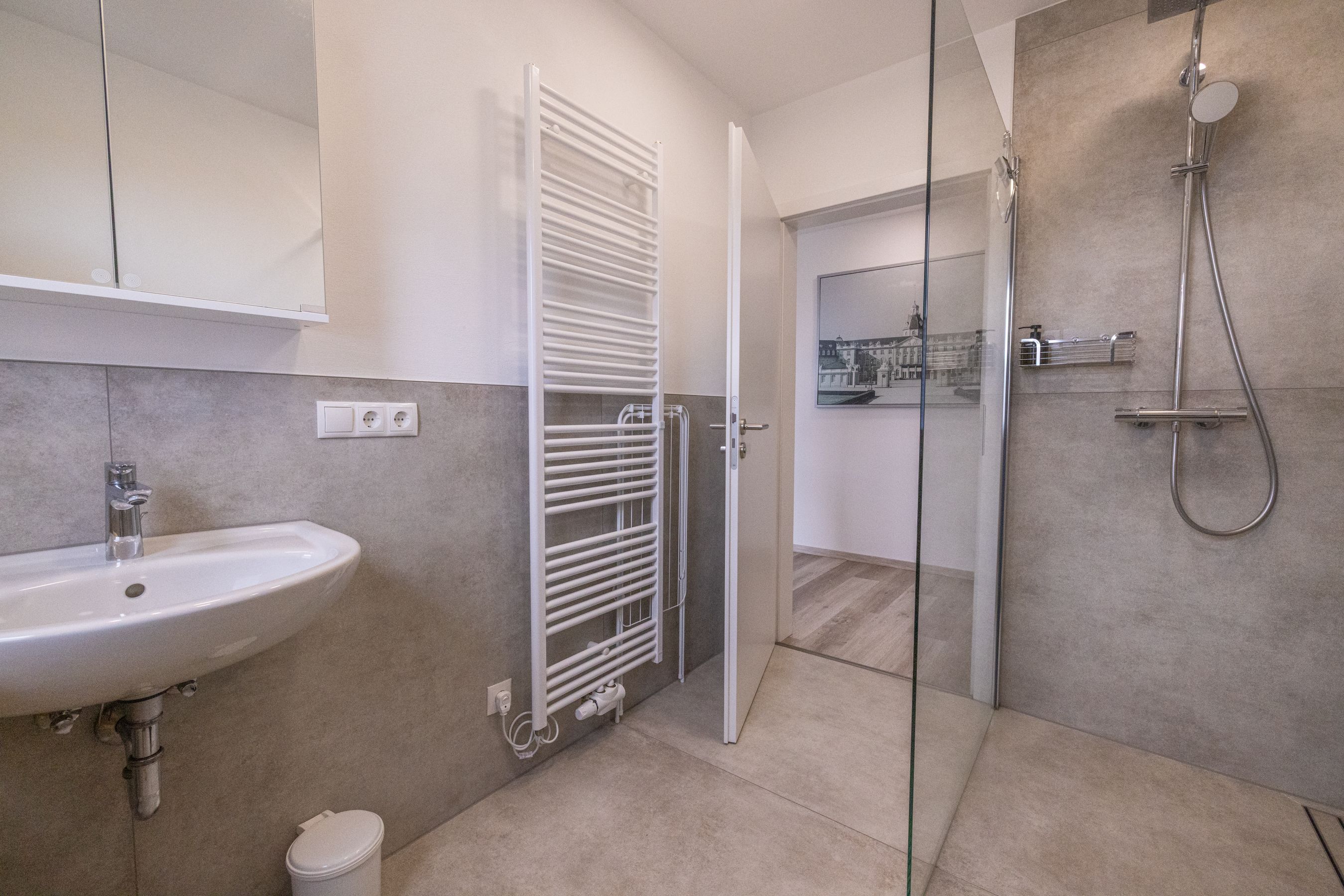 Badezimmer Steinbruchblick