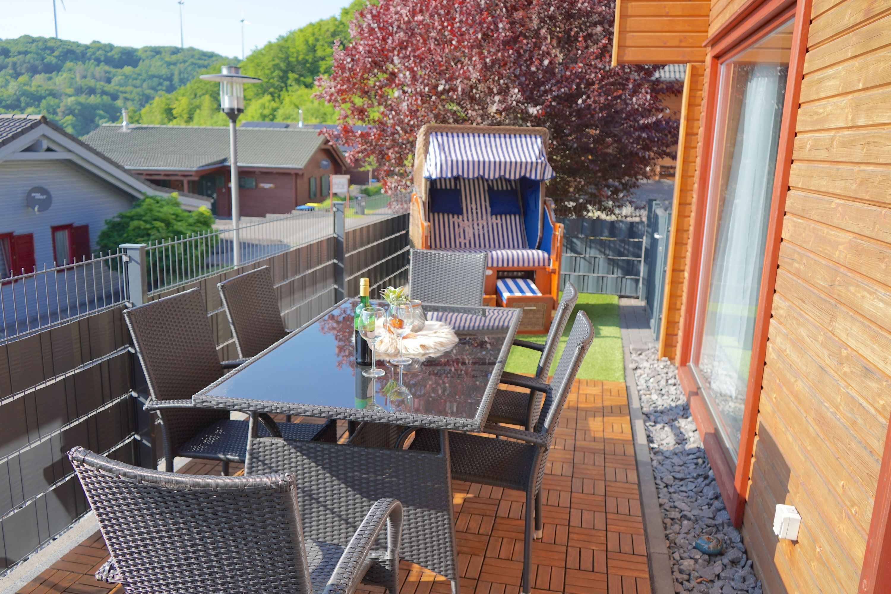 Ferienhaus Annika Terrasse