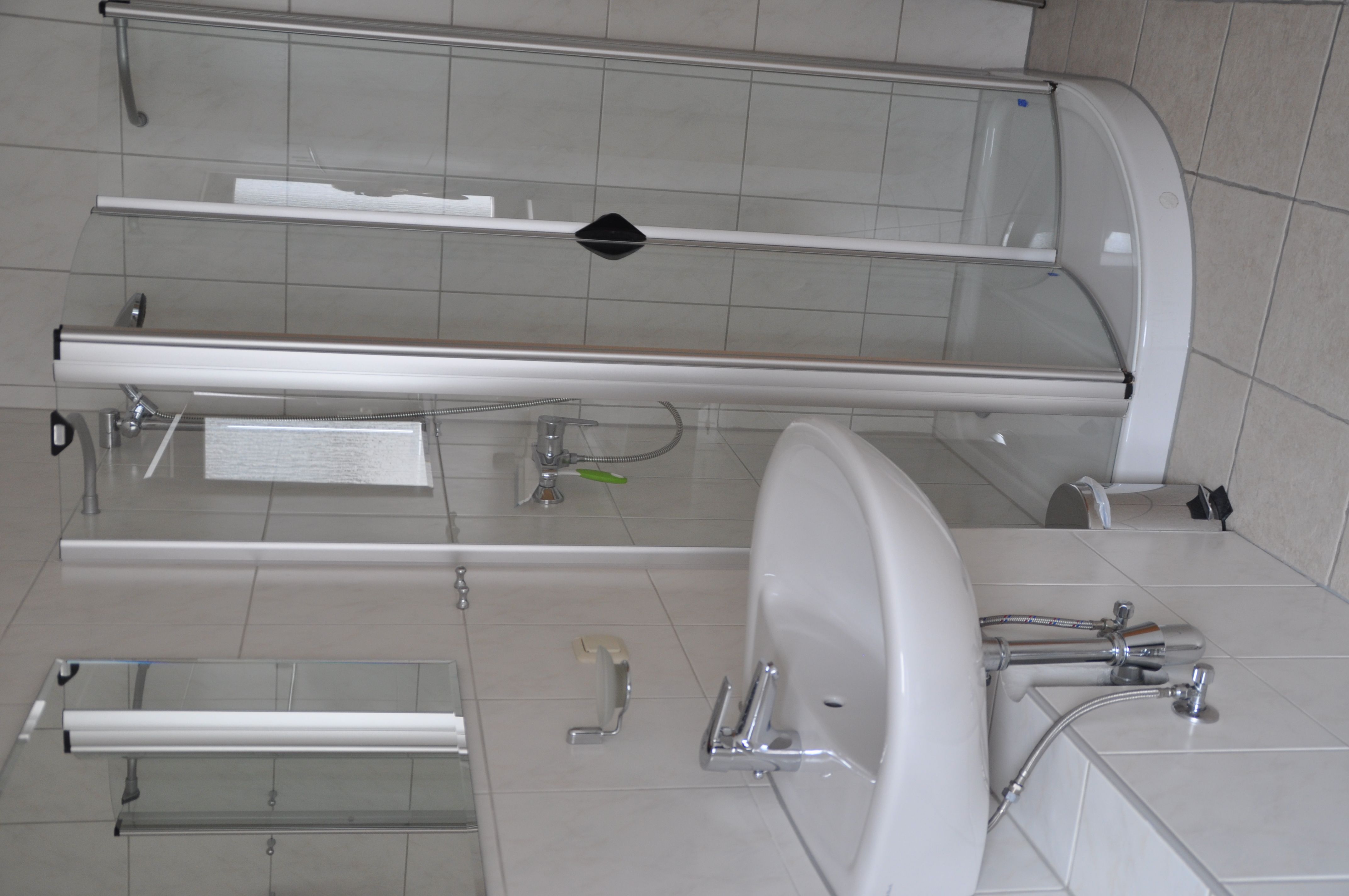 Badezimmerausschnitt