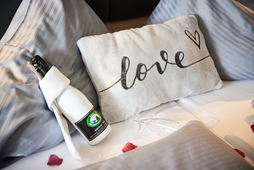 Romantsch dekoriertes Zimmer