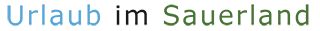 Urlaub im Sauerland Urlaub im Sauerland